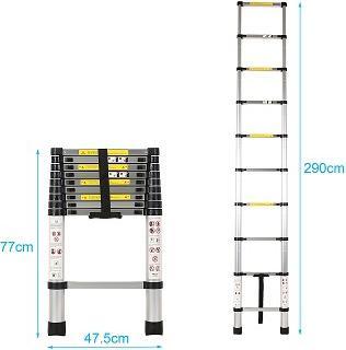 Produktbild Manser HWC Teleskopleiter (Teleskopleiter, 290 cm)