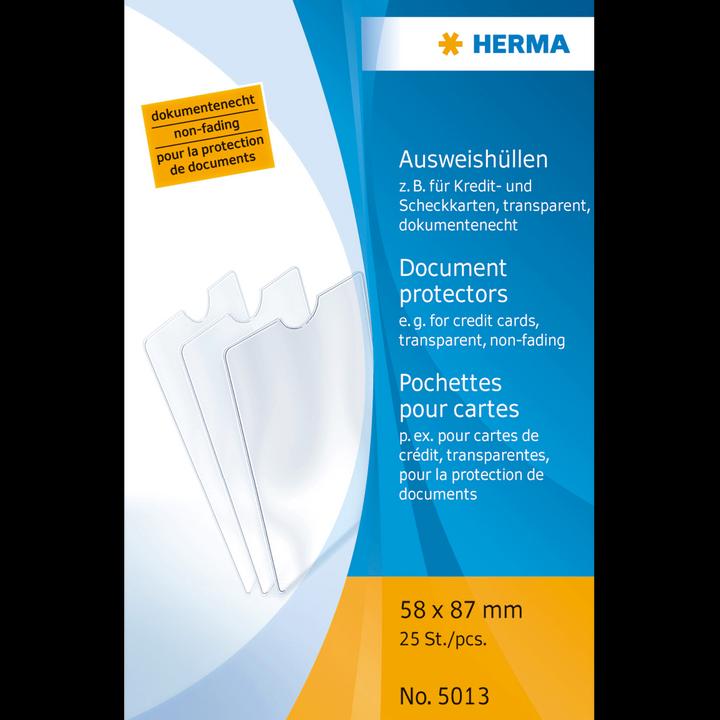 Produktbild HERMA Ausweishüllen (ID-Kartenformat, 1 x)