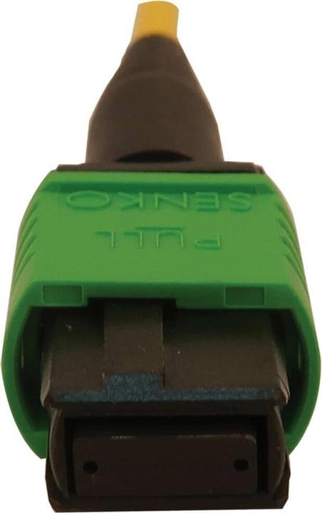 Actual product image Eaton 40/100/400G Singlemode 9/125 OS2 Breakout Fibre Optic Cable 16F MTP/MPO-APC to 8x Du (3 m)