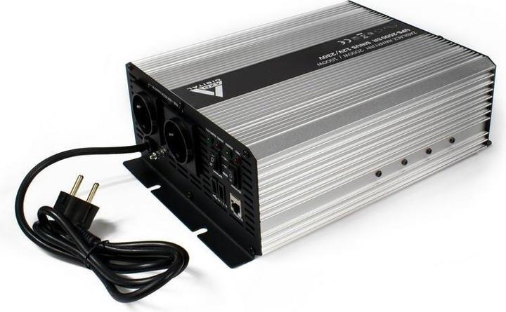 Produktbild Digital Unterbrechungsfreie Stromversorgung (UPS + AVR) AZO 12V UPS-2000SR Sinus 2000W/1000W 12V/... (2000 VA, 1000 W, Line-Interaktiv USV)