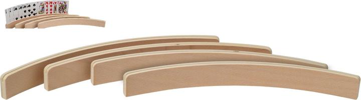 Produktbild Philos Spielkartenhalter aus Holz - 4er Set - 35 cm
