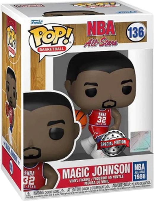 Image du produit Funko Pop! NBA Legends Magic Johnson (136) EXM