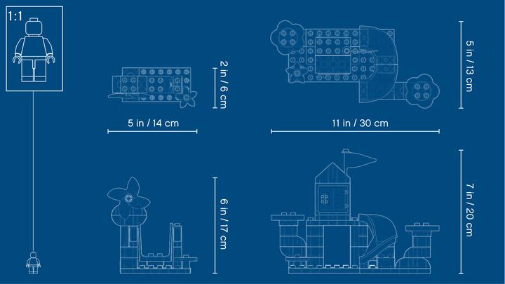 Produktbild LEGO Steinebox mit grossem Spielplatz (10864)