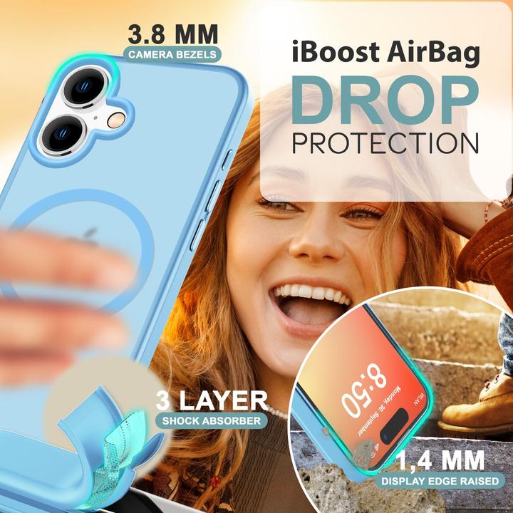 Image du produit Nalia Étui hybride mat avec fonction MagSafe (Apple iPhone 16)