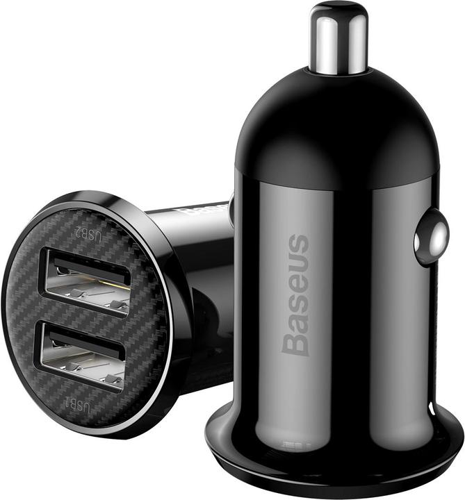 Immagine prodotto Baseus Caricatore da auto Grain Pro 2x USB 4,8A (nero)