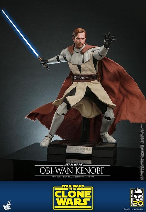 Produktbild Hot Toys Star Wars The Clone Wars figurine 1/6 Obi-Wan Kenobi 30 cm