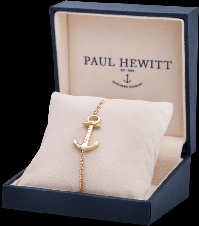 Actual product image Paul Hewitt Bracelet Anchor Spirit 18K Plated Gold (15.50 cm, Silver)