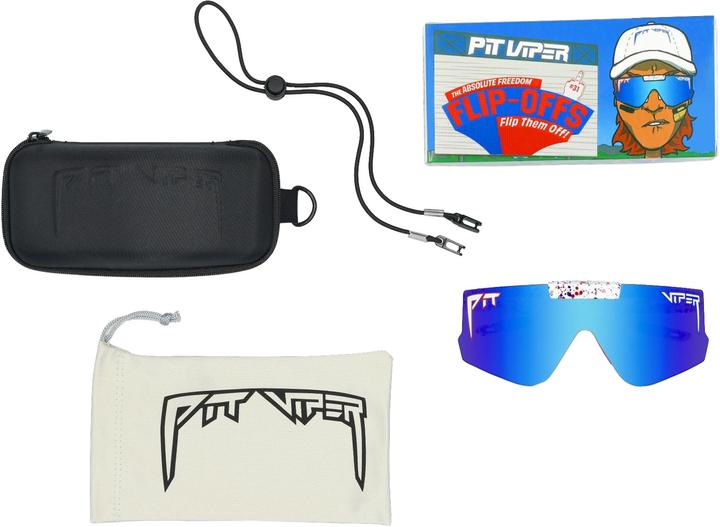 Produktbild Pit Viper The Flip-Off The Absolut Freedom (Weiß-blau, Polarized Blue)