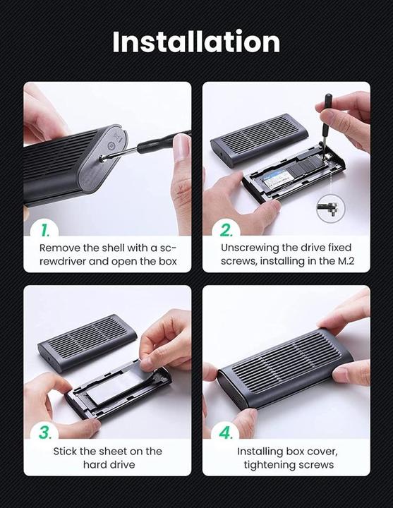 Image du produit Ugreen Boîtier SSD pour NVMe