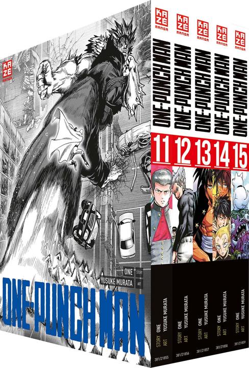 Image du produit ONE-PUNCH MAN - Box mit Band 11-15 (Allemand, ONE, Yusuke Murata, 2018)