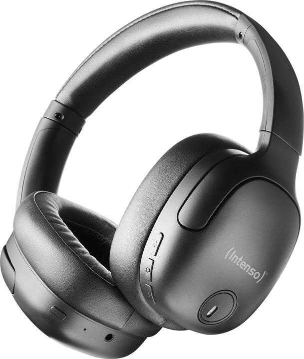 Produktbild Intenso O400HA Over-Ear Kopfhörer - Hybrid Active Noise Cancelling, bis zu 75 Stunden Laufzeit und B (ANC, 75 h, Kabellos)