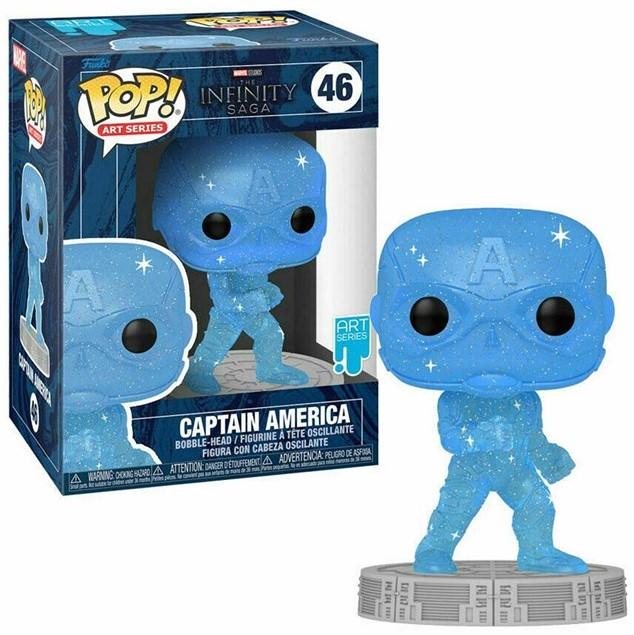 Produktbild Funko POP! - Infinity Saga: Captain America (Blau)