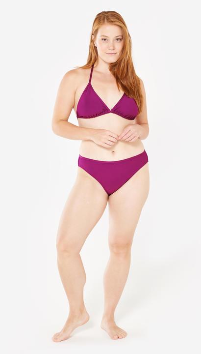 Image du produit Olaian Haut de maillot triangle texturé surf Femme - Mae violet (40, 42)