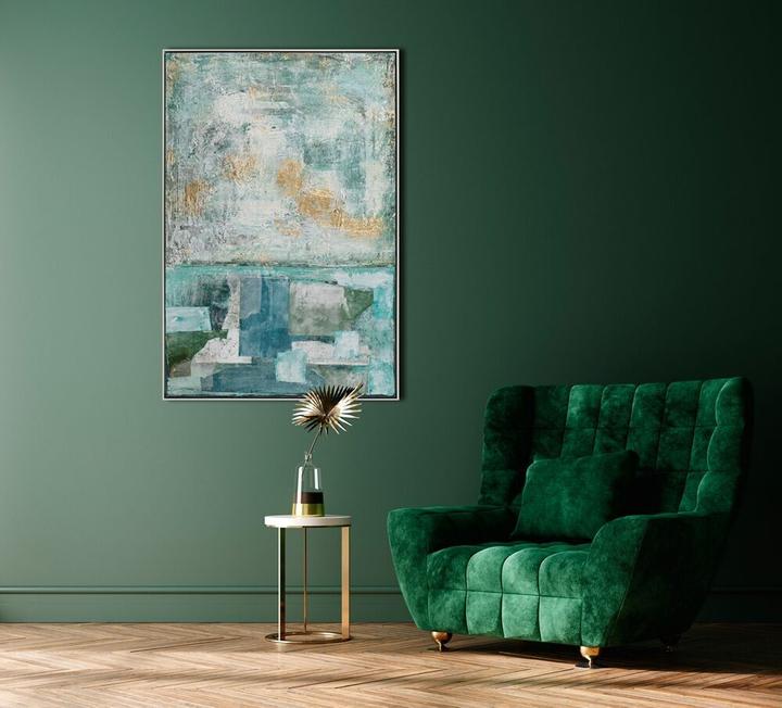 Produktbild Alldecor Bild Abstrakt in und Blau (82.5 x 122 cm)