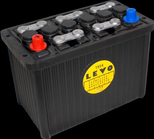 Actual product image Rätikon Batterien 6 Y 5/51 HGI Oldtimer battery in original hard rubber (HGI) case 12V 70Ah/20h 480A (EN) (12 V, 70 Ah)