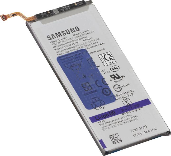 Actual product image Samsung 2310mAh, replaces EB-BF947ABY