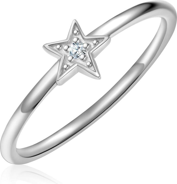 Immagine prodotto Glanzstücke München Anello da donna con stella in argento - 34612 (52, 925 Argento)