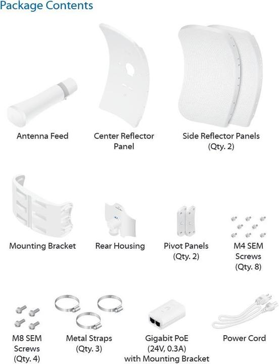 Produktbild Ubiquiti airMAX LiteBeam 5AC Long-Range (866 Mbit/s)