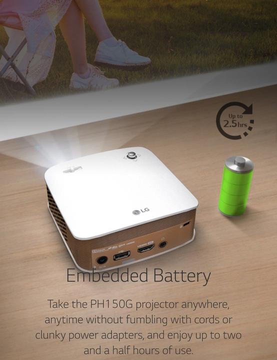 Image du produit LG Ph150g (HD, 130 lm, 1.57:1)