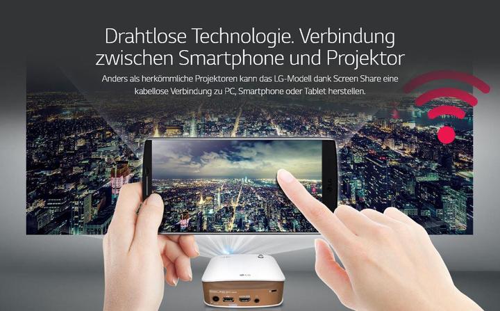 Image du produit LG Ph150g (HD, 130 lm, 1.57:1)