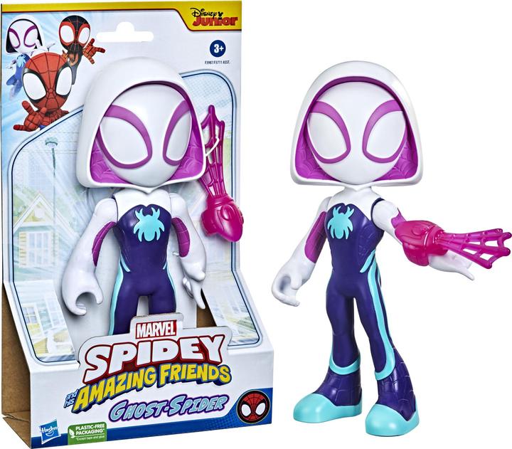 Immagine prodotto Hasbro Spidey e i suoi fantastici amici, figura d'azione del ragno fantasma di dimensioni superlative