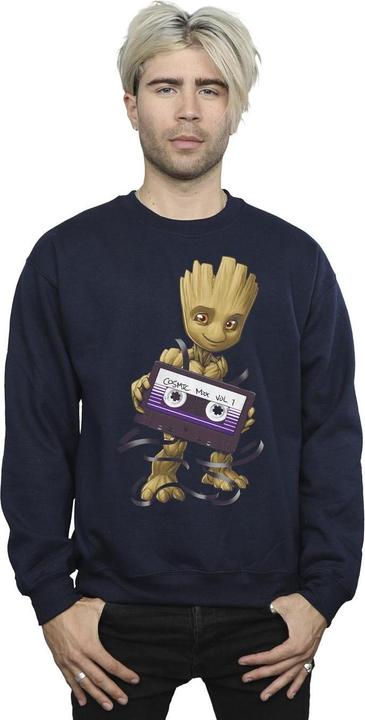 Immagine prodotto Guardians Of The Galaxy Groot Cosmic Tape Felpa Uomo (4XL)