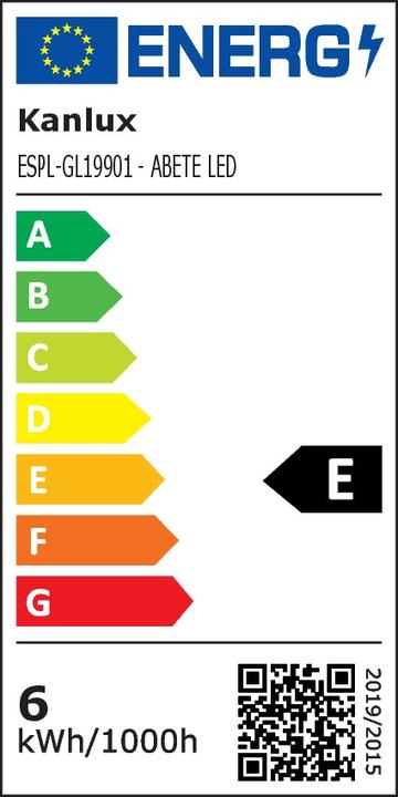 Energie-Label Kanlux Abete (540 lm, IP44)