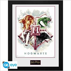 Produktbild GB Eye Framed Print Harry Potter : Hogwarts Water Colour (30 x 40 cm)