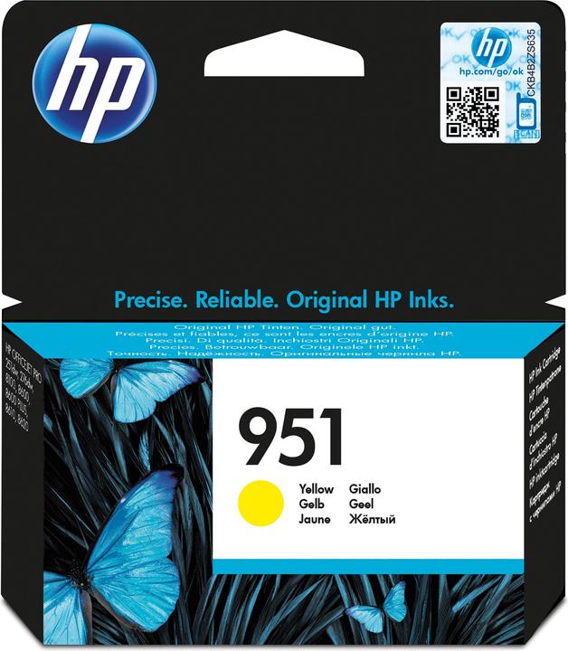 Actual product image HP 951 - 8 ml - yellow - original - blister pack (Y)