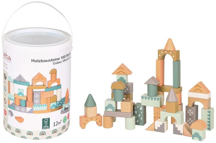 Immagine prodotto Spielba Mattoni di legno 100 pezzi