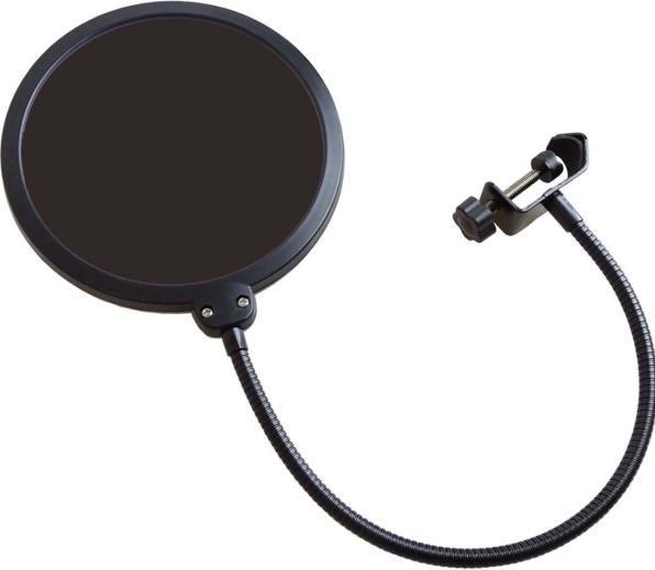 Produktbild keepdrum MS089SV Silber Mikrofon-Spinne mit Popschutz
