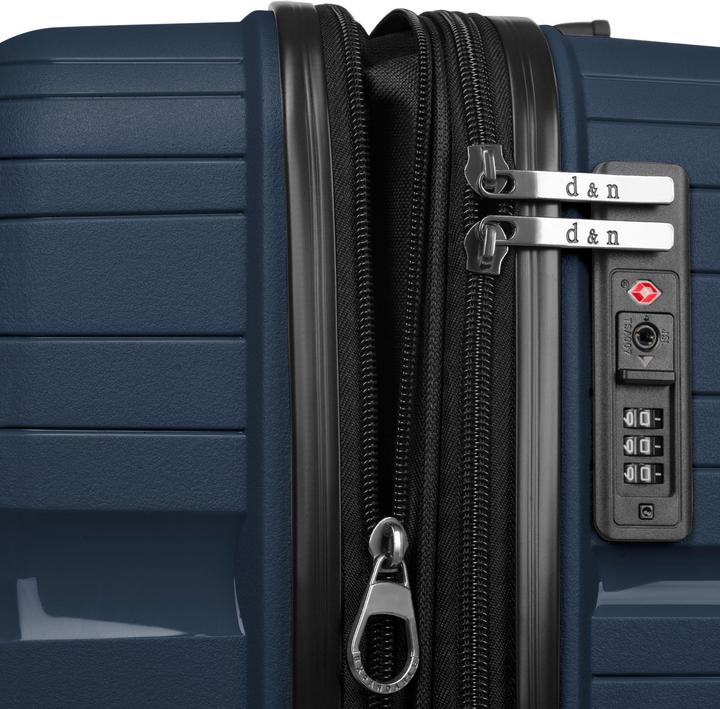 Actual product image D&N Travel Line 4300-Plus 4-wheel trolley L 76 cm with expansion fold (96 l, XL (from 140l))