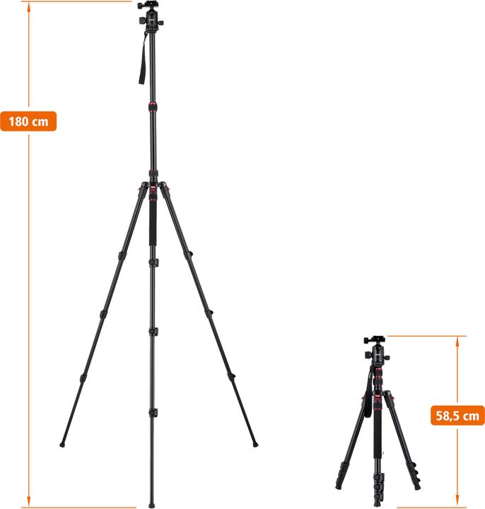 Actual product image Rollei Stativ I Aluminium I Compact Traveler No. 2 (Metal)