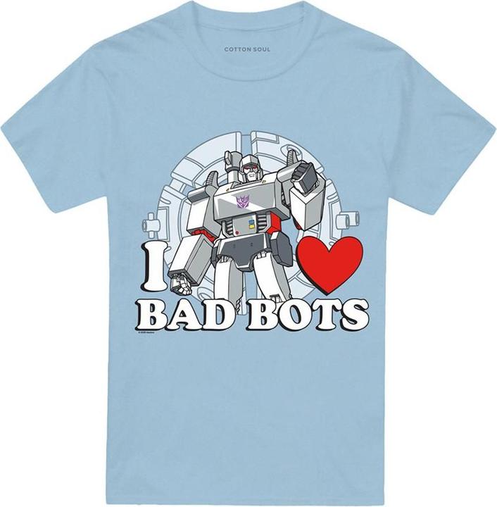Immagine prodotto Transformers I Love Bad Bots Maglietta Megatron Uomo (4XL)
