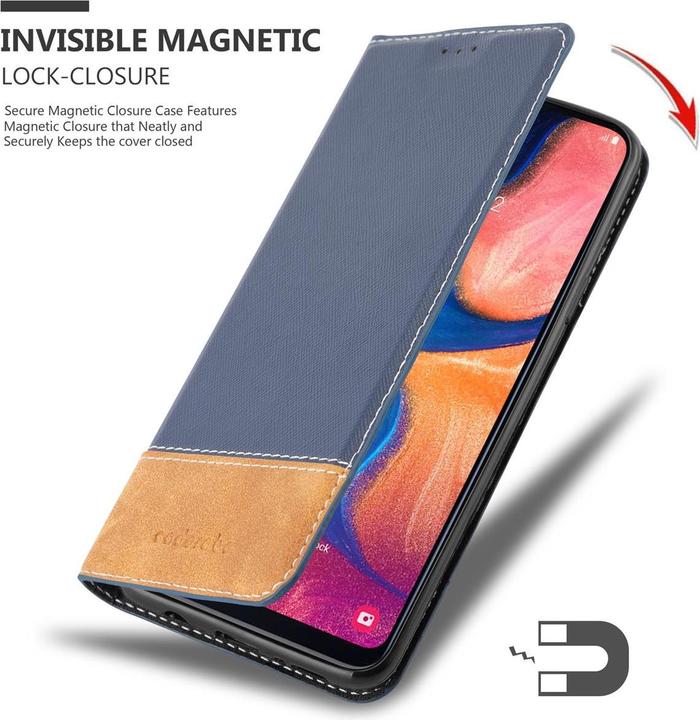 Image du produit Cadorabo Étui X-Wallet en simili cuir (Samsung Galaxy A20e, Samsung Galaxy A10e)