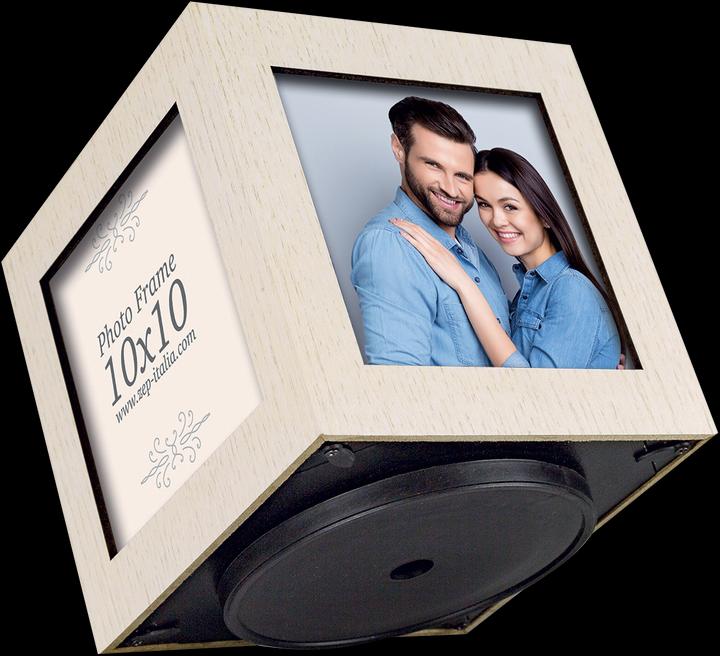 Actual product image ZEP Norman small 4x10x10 wooden photo cube (10 x 10 cm)