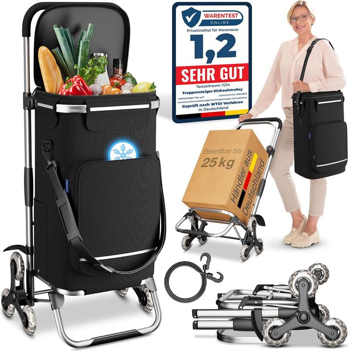 Produktbild Aktivshop Treppensteiger-Einkaufsroller Premium