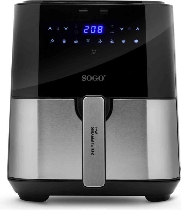 Actual product image Sogo AIR FRYER 5L DIGIFRYER S/S-1450W