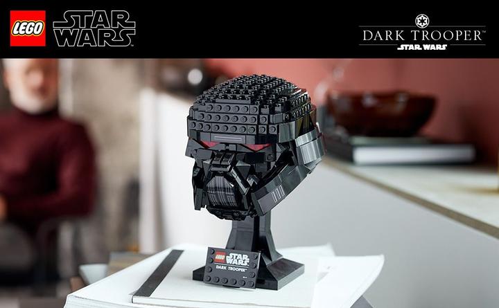 Actual product image LEGO Dark Trooper Helmet (75343, LEGO Rare Sets, LEGO Star Wars)