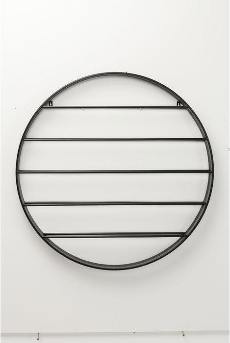 Image du produit Designlife Porte-bouteilles mural Bistro rond Ø90cm (90 x 6 x 90 cm)