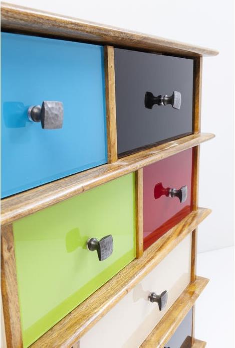 Actual product image Designlife Dresser Fuji Colored 8 Drw. (82 x 38 x 120 cm)