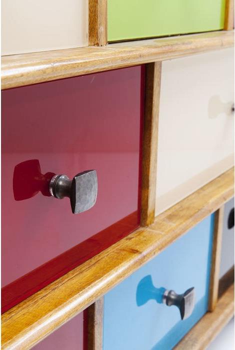 Actual product image Designlife Dresser Fuji Colored 8 Drw. (82 x 38 x 120 cm)