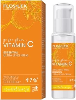 Produktbild Floslek Laboratorium Go For Glow Vitamin C Ultra Light Cream For Day And Night 30 Ml (Körpercreme, 30 ml)