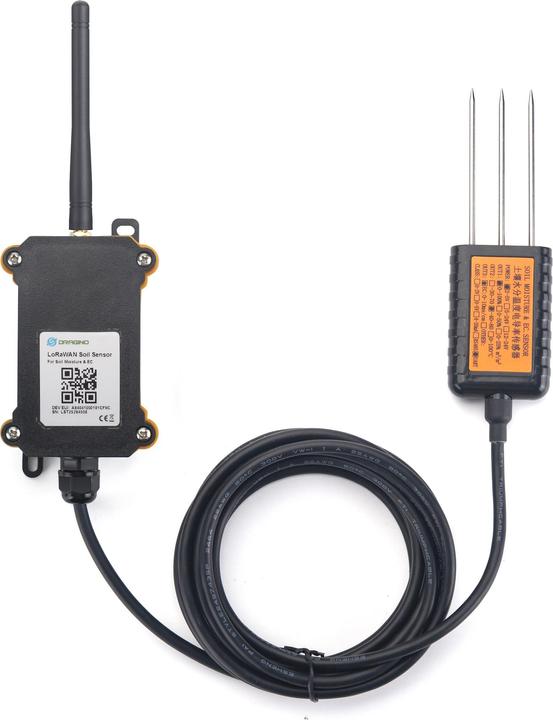 Produktbild Dragino LSE01 LoRaWAN Bodenfeuchte / EC-Sensor Node 868MHz