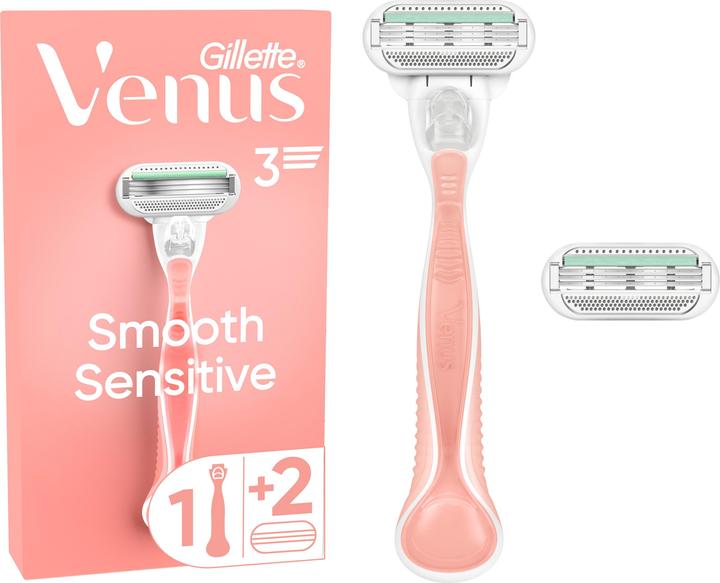 Gillette Venus Gillette - Venus Sensitive Smooth - Women's razor + 2 heads (L)
