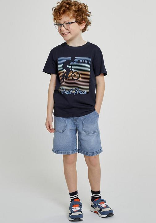 Produktbild La Redoute Collections Jeans-Bermudas mit Bindebändern (110)