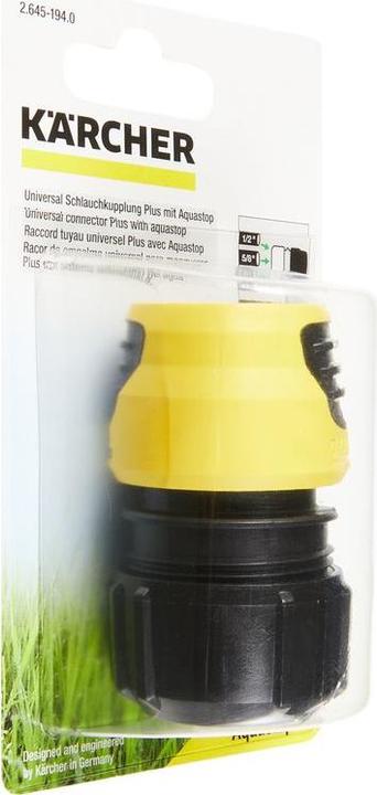 Productafbeelding Kärcher Universal Plus met Aqua Stop (Koppelen, Slangkoppeling, Waterstop, 12.70 mm)