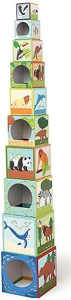 Actual product image Scratch Stack Pyramid Zoo Animals