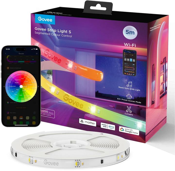 Actual product image Govee Stripe Light S (Multicoloured, 500 cm, Indoor)