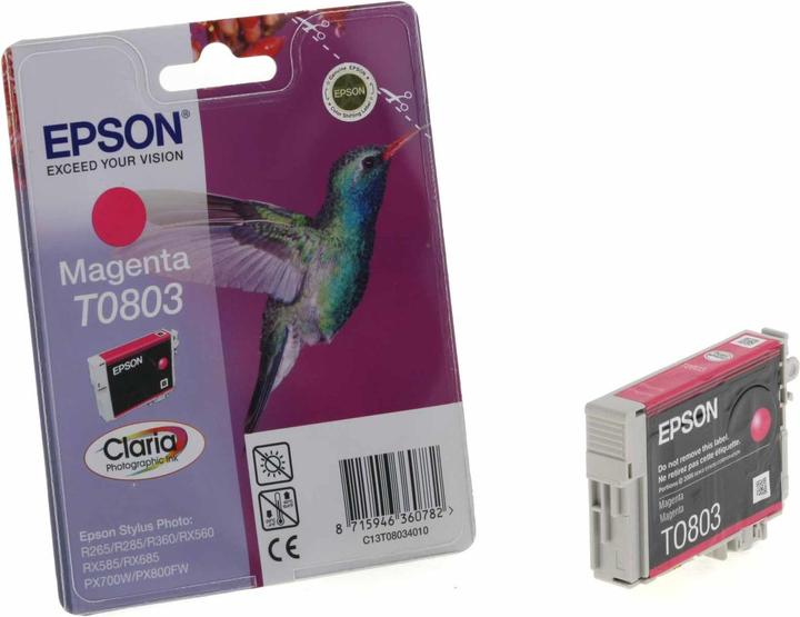 Actual product image Epson T0803 Claria Photographic (M)